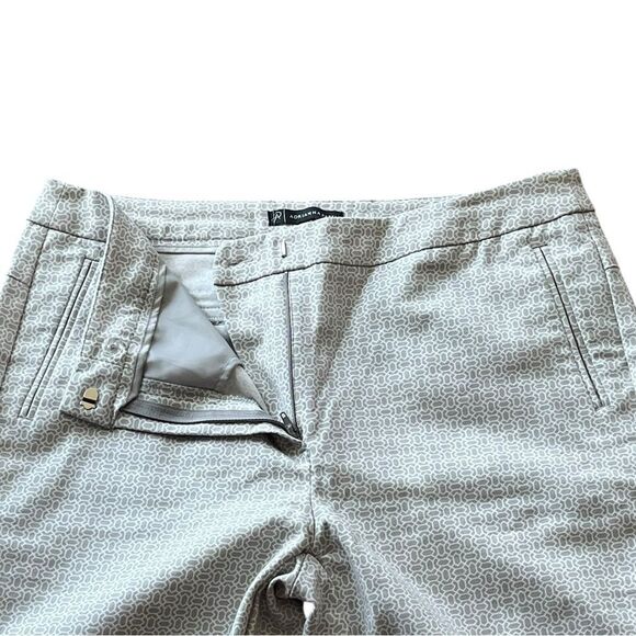Adriana Papell Women’s Gray And White Geoprint Pants, Size 14 - Picture 4 of 10